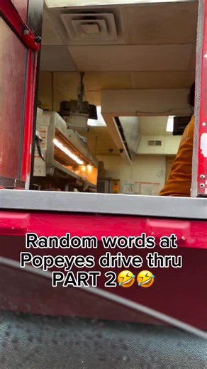 Cameron Austin Fields-Williams on Instagram: "Random words at Popeyes drive thru part 2🤣🤣..#funny #comedy #prank #comedyprank #reels youtube instagram tiktok live original menace savage"