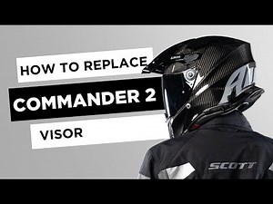 AIROH COMMANDER2 DUAL HELMET VISOR ASSEMBLY AND DISASSEMBLY VIDEO TUTORIAL