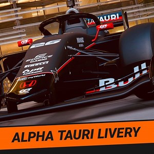 What will the Alpha Tauri livery look like next year? We've had a go at making one... (Livery made on Gran Turismo Sport using a Super Formula car) | WTF1