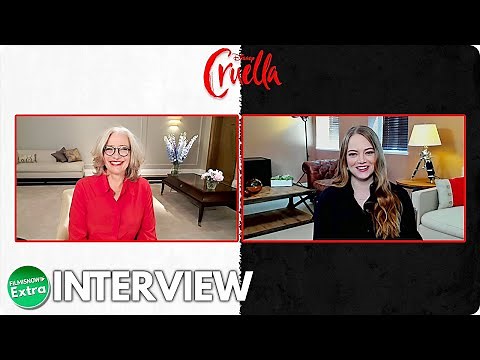 DISNEY'S CRUELLA | Emma Stone & Emma Thompson Official Interview