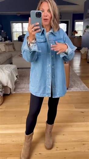 Ready for fall? This denim jacket’s your new go‑to! Tap to grab it 🍂 | Anna Kayte's Boutique