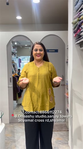 Aashal D Shah on Instagram: "Designer tops that don’t whisper style… they announce it. ✨ Sharp cuts, premium fall, and that effortless “put-together” vibe for work, outings, and everything in between. Color options available 🎨 DM for prices. Share with your friends and family 💛 📍 8, Sanjay Tower, Near Dhananjay Tower, Shyamal Cross Road, Ahmedabad 📞 8866112274 #DesignerTops #EverydayStyle #DhaashuStudio : designer tops for women, premium tops, stylish daily wear"
