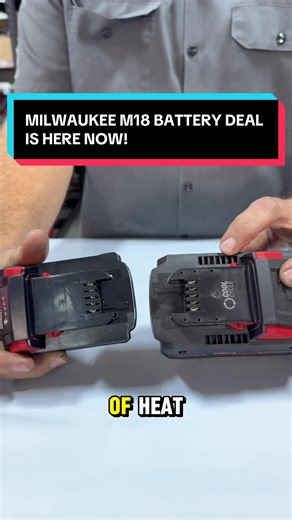 We have the best #milwaukeetools M18 Battery Deals out right now! Get yours quick, before they are gone! #powertools #tools #mechanic