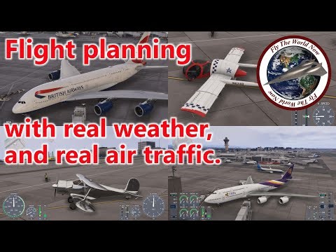 Flight planning & flying with real weather & real air traffic. MSFS2024 A380, Optica, D17, B747.