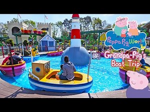 Grandpa Pig's Boat Trip at Peppa Pig World (May 2022) [4K Ultra Wide]