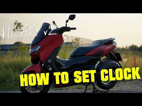 YAMAHA NMAX - HOW TO SET CLOCK (2020+ 2ND MODEL)