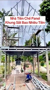 155K views · 584 reactions | Khung Sắt Nhà Tiền Chế Panel Bao Nhiêu Tiền? #nhatienche #nhatienchepanel #khungsat #thicongtrongoi #sắt #cachnhietthinhphat | Tôn Panel Thịnh Phát | Facebook