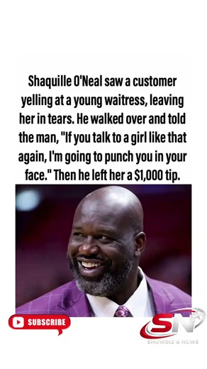 Shaq Defends Crying Waitress, Leaves $1,000 Tip. #shorts #viral #foryou #breakingnews