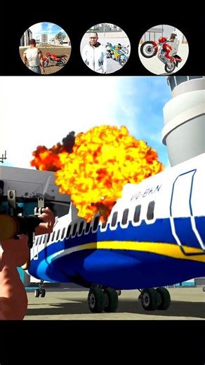 Airplane Vs RPG 💥✈️🔥 | IBD3D Vs GTIV Vs GTA 5