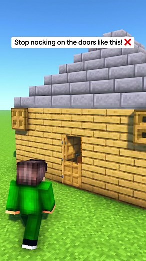 Real Doorbell! #minecraft #buildhacks #redstone #fyp