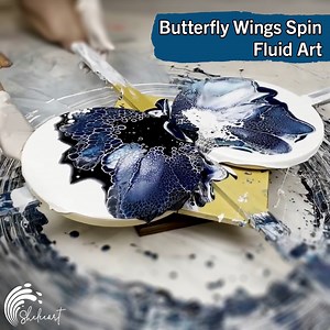 12K views · 746 reactions | Gorgeous Double Acrylic Spin *Butterfly Effect* | Sheleeart | Facebook