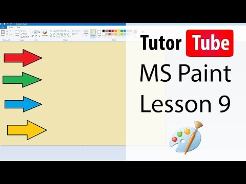 MS Paint Tutorial - Lesson 9 - Eraser