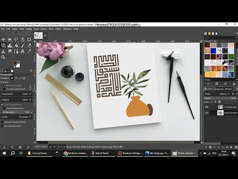 How to make a mockup | Etsy mockups | Etsy printables | GIMP tutorial