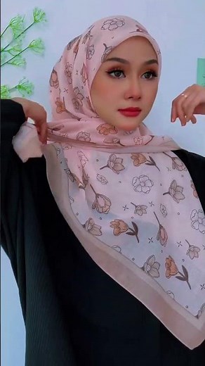 Tutorial jilbab segiempat mudah, simple dan cantik yg cocok untuk harian #hijabstyle #jilbab