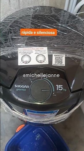 como usar a centrifuga de roupas suggar