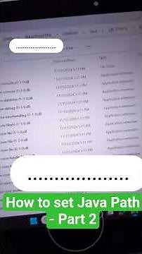 How to set java Path Part 2 **For better understanding, read the description as well**