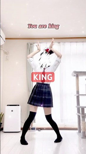 かっこいい振り付け✨️ #king #kanaria #ボカロ #vocaloid #gumi #踊ってみた #dance