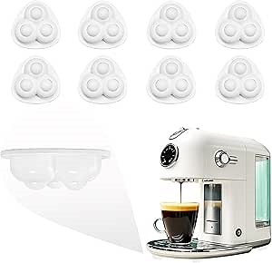 Appliance Sliders - Self-Adhesive Furniture Movers for Kitchen Appliances, Air Fryers, Trash Cans - 360° Swivel Mini Rollers for Easy Moving & Smooth Glide (Nylon, 8)