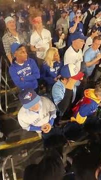 Some live fan reactions from game six Blue Jays versus Dodgers October 31, 2025