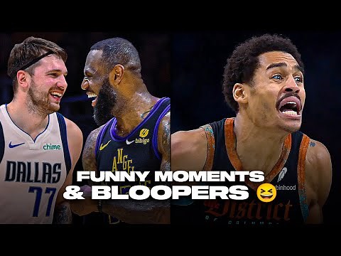 NBA HILARIOUS MOMENTS & Bloopers of 2024 Season 😂