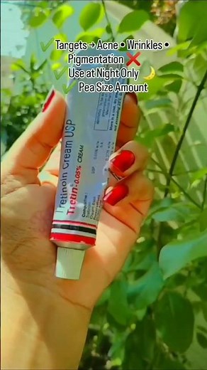 Tretinoin 0.05 Cream Review – Clear Skin Treatment#shorts#skincare#tretinoincream#yt