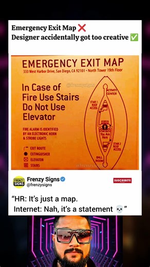 You Won’t Unsee This Emergency Exit Map 😳 | Funny Design Fail