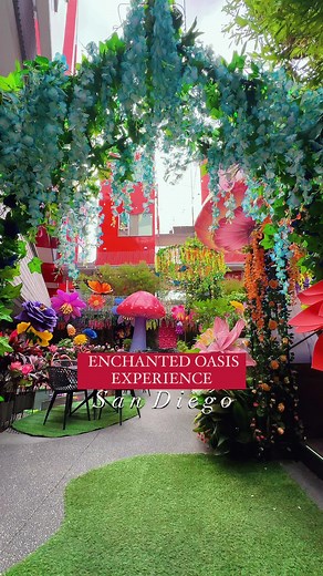 San Diego’s prettiest restaurant insideOUT ( @InsideOUT San Diego ) has just released their latest theme and NEW menu items. From now until November 5’th, you can experience the magical “Enchanted Oasis”. I got a sneak peek of the Alice and Wonderland inspired theme and it is jaw dropping gorgeous! Do take note that this is an 18 up experience for both day and night. You can book your reservations now on OpenTable.com. #sandiegofood #sandiegofoodie #prettyrestaurant #sandiego #sandiegoeats #insi
