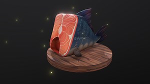 salmon Fish - Download Free 3D model by Mostafa (@patroo)