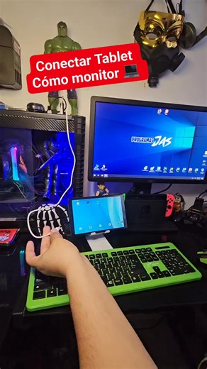 Así conecto mi tablet al pc como un segundo Monitor #Android #app #windows #gamers #computadores #Tecnología #sistemas #linux | programasjas