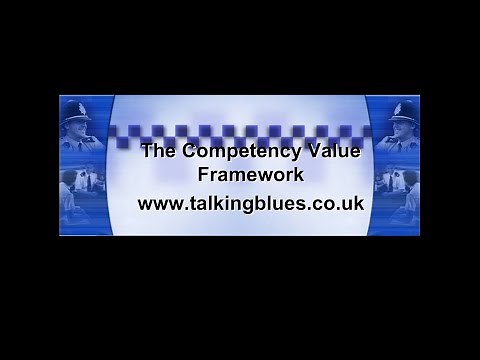 The 2021 Police interview and assessment CVF (Competency Value Framework)
