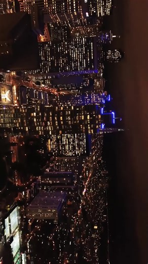 San Francisco Nighttime Cityscape Aerial View