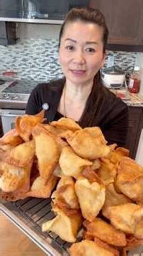 Crab Rangoon * Easy Recipe #shorts