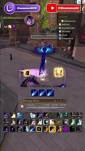 Voidweaver Discipline 4M DPS Rotation