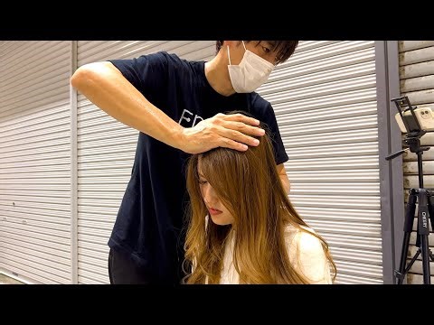 【今日は肩こり3人】フリーマッサージ竹町Live Japan Free street massage Live