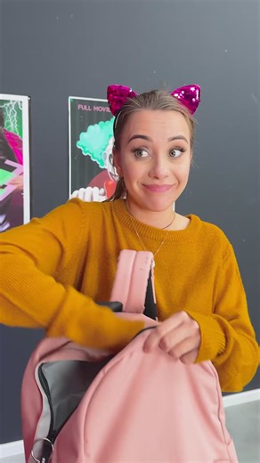 41K views · 181 reactions | What does this girl have in her backpack? 類  | 123 GO | Facebook