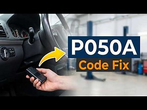 How To Fix P050A Code - Cold Start Idle Air Control Issue