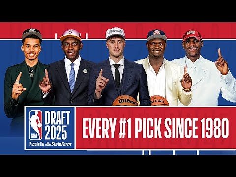 Every #1 Pick Since 1980 | Cooper Flagg, Wembanyama, Kyrie, LeBron and MORE!