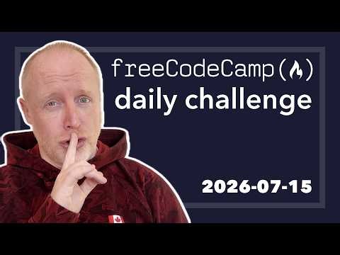 Array Chunks - 2026-07-15 - FreeCodeCamp Daily Challenge #freecodecamp #dailychallenge