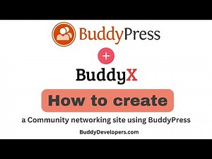 🔴 Live 👉🏻 How to create a social networking website using BuddyPress and BuddyX theme