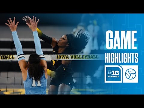 Butler at Iowa | HIGHLIGHTS | Big Ten Volleyball | 09/04/2025