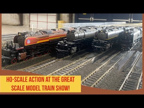 HO Scale trains in action at the GSMTS in Timonium April 2026