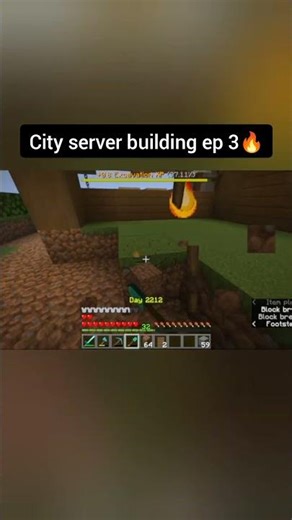City server building ep 3 - Fixing the floor! | Minecraft