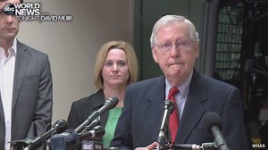 'I BELIEVE THE WOMEN': Senate Majority Leader Mitch McConnell said that Alabama GOP Senate candidate Roy Moore should drop out of the race amid mounting sexual misconduct allegations against him. "I think he should step aside." http://abcn.ws/2hwvxfE | ABC World News Tonight with David Muir