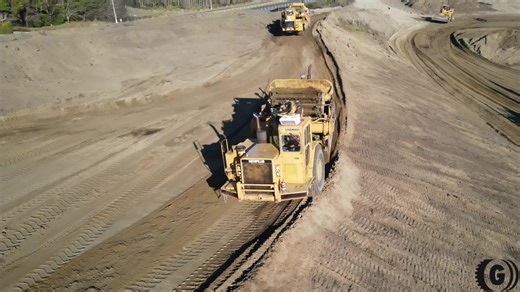 Check out this video of the scrapers working hard. Everybody enjoys a GOOD earthworks video, and nothing better than seeing the scrapers do their thing. 💪 Thanks to Jimmy for capturing this awesome drone footage. 🤩 #Earthmoving #operators #heavymachinery #construction #scraper | Goodman Contractors