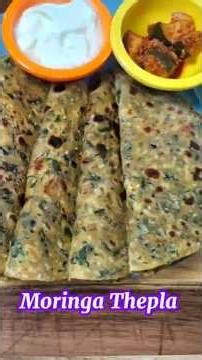 Moringa TheplaMoringa Thepla | Drumstick leaves Thepla @CookWithAnjali
