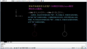你知不知道有什么区别？CAD图层中的Bylayer随层和ByBlock随块_哔哩哔哩_bilibili
