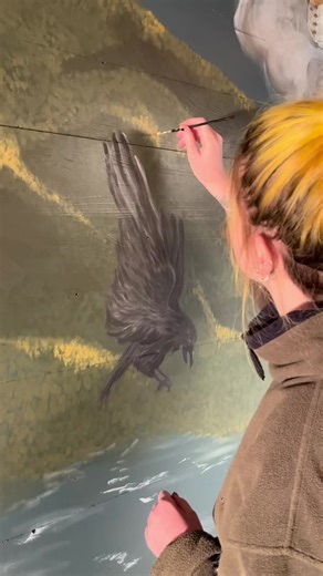 Pintura Inspirada en la Batalla Vikinga de Noruega