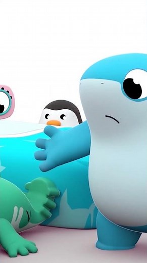 Be Careful Baby Shark! 🤸🛏️ Jumping on the Bed Part 1 #Shorts #YouTubeKids #KidsSongs