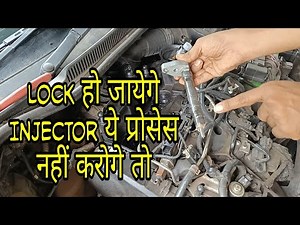 delphi injector air bleeding process