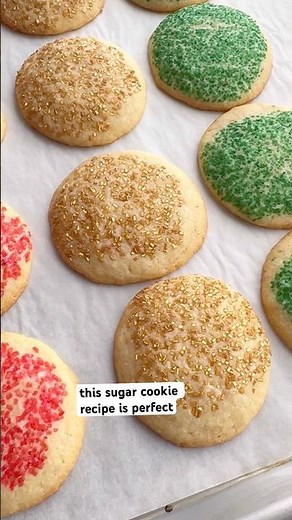 Easy Drop Sugar Cookies #recipe #cookies #cookierecipe